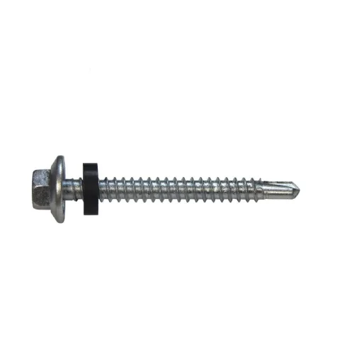 Parafuso de Cabeça Sextavada Auto Brocante com Arruela de Vedação com 250 Peças 5,5 mm x 3/4" Wurth